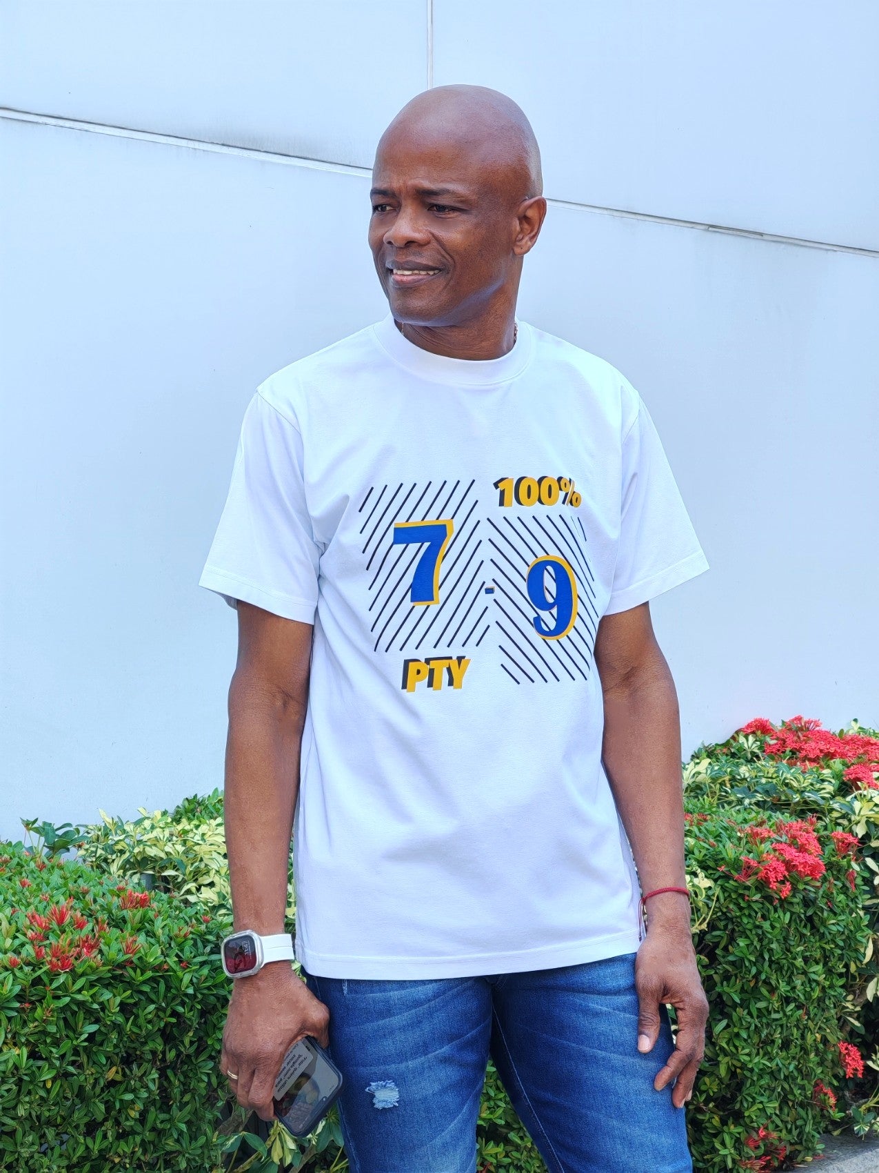 Camiseta 100%PTY blanca