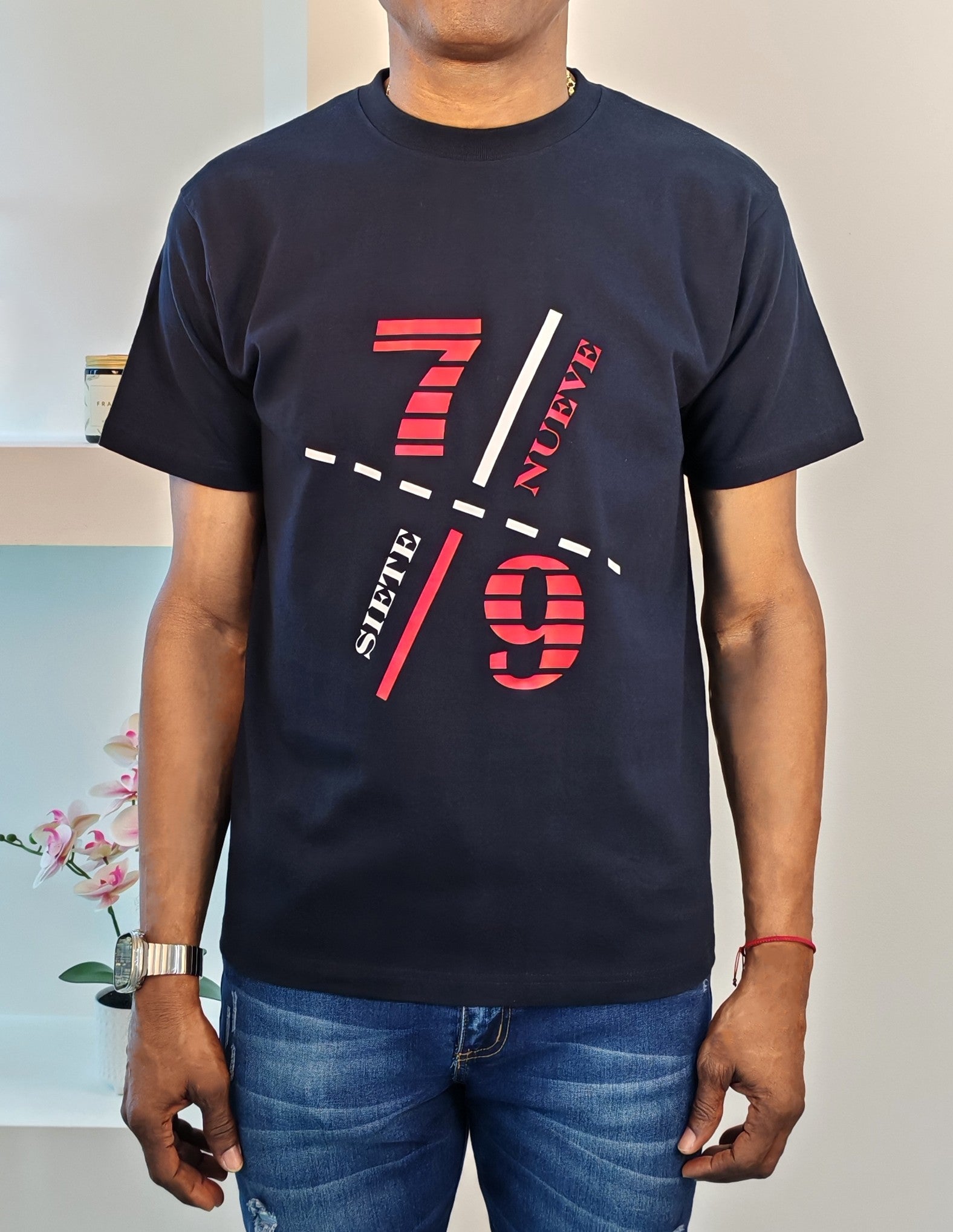 Camiseta 7-9 Azul Marino