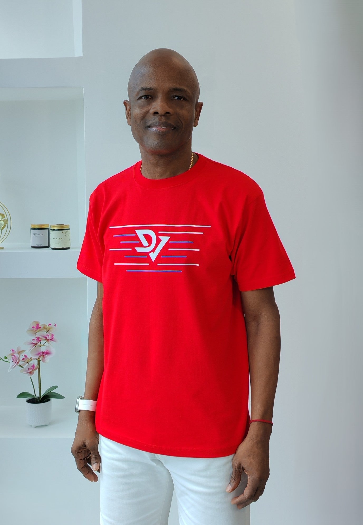 Camiseta DV tricolor Roja