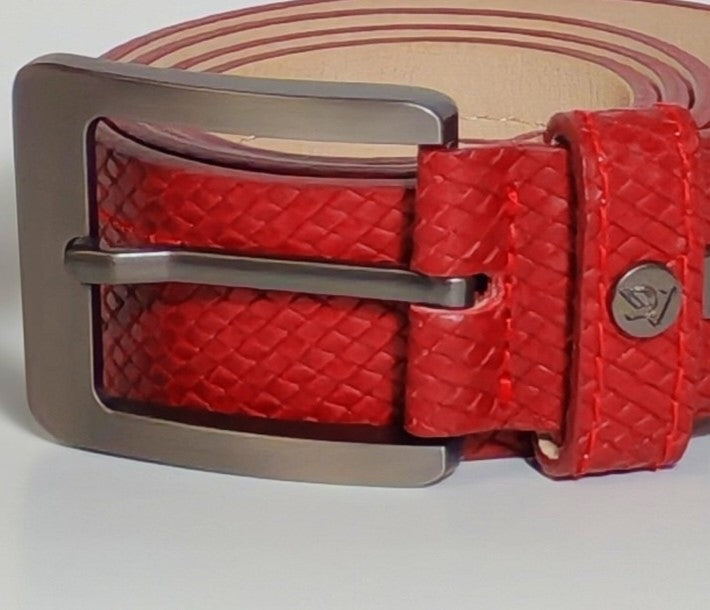 Cinturón Modelo 12 rojo