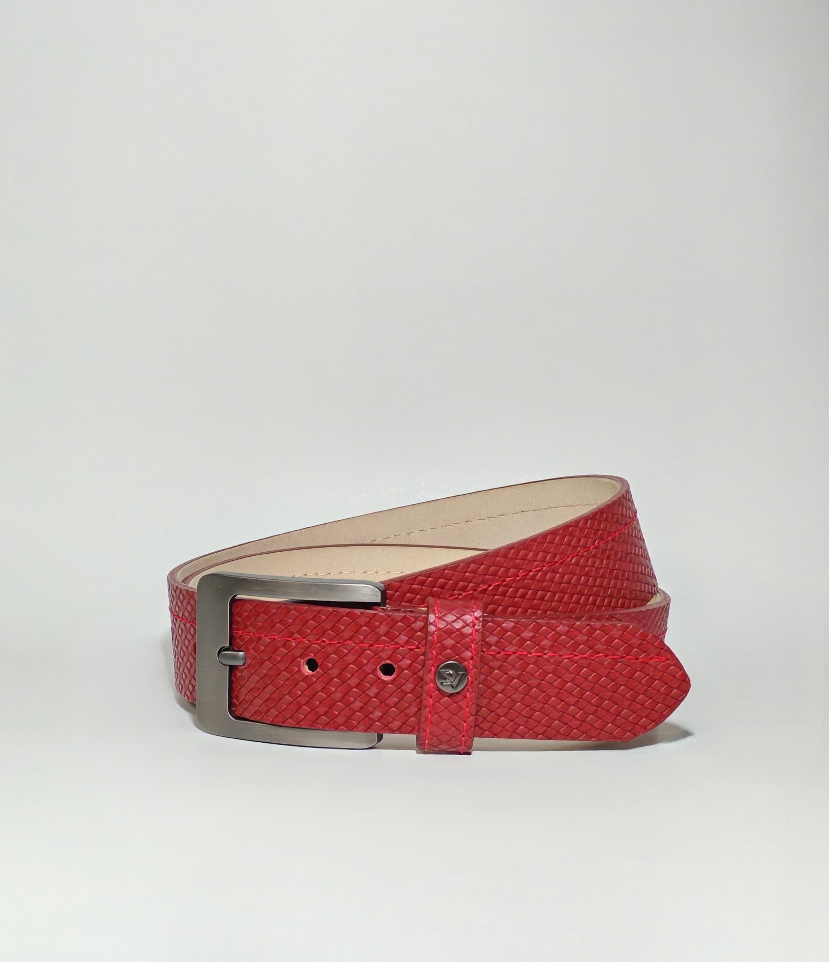 Cinturón Modelo 12 rojo