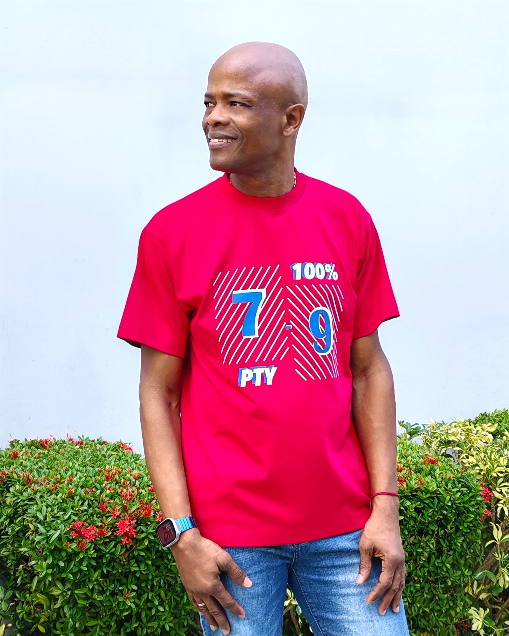 Camiseta 100% PTY roja