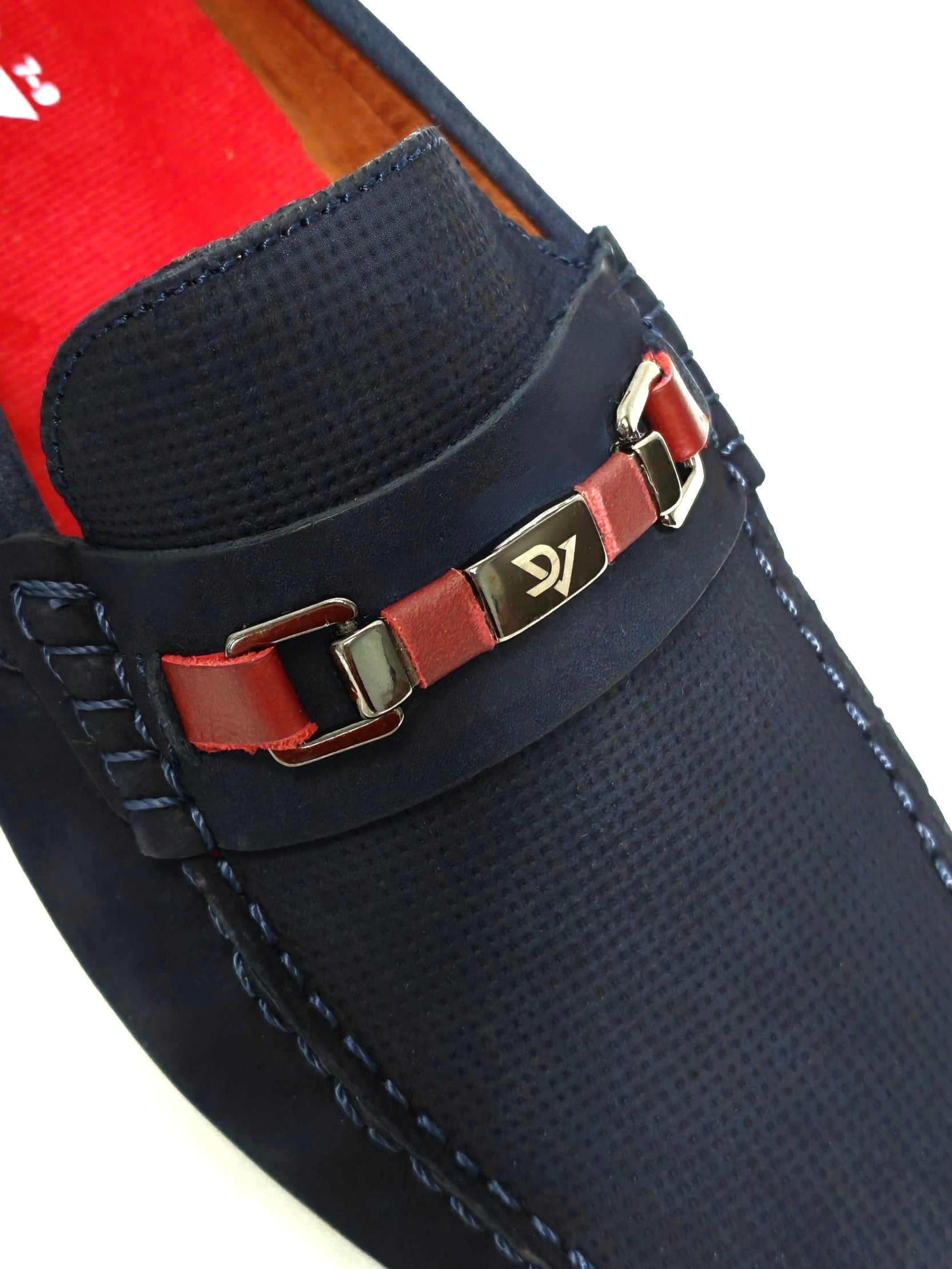 Mocasín modelo ITALIA azul marino