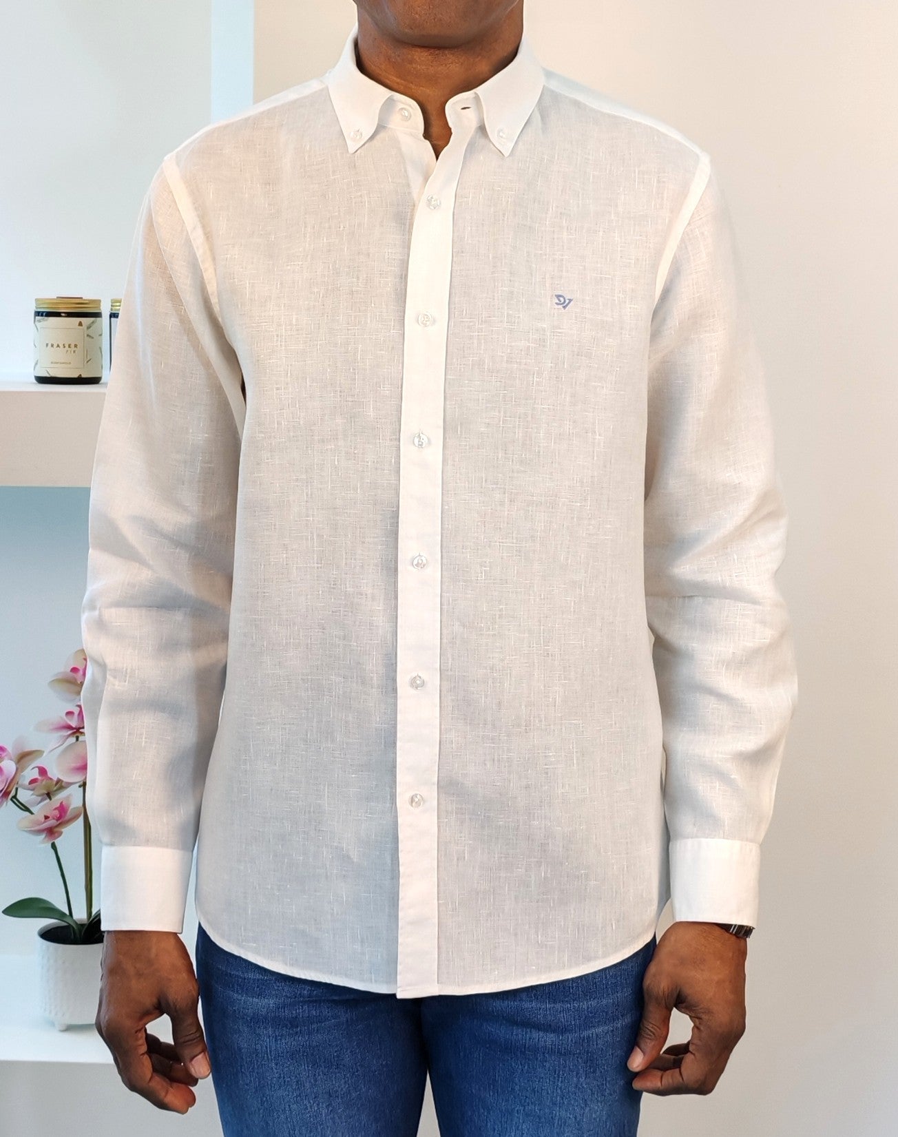 Camisa de Lino Blanca
