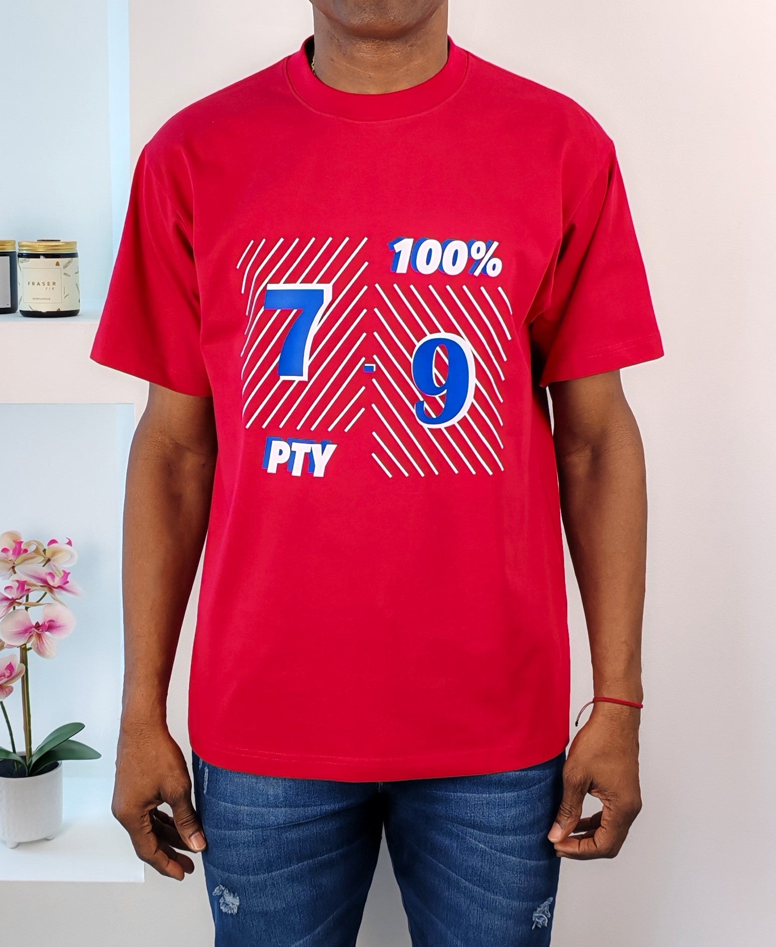 Camiseta 100% PTY roja