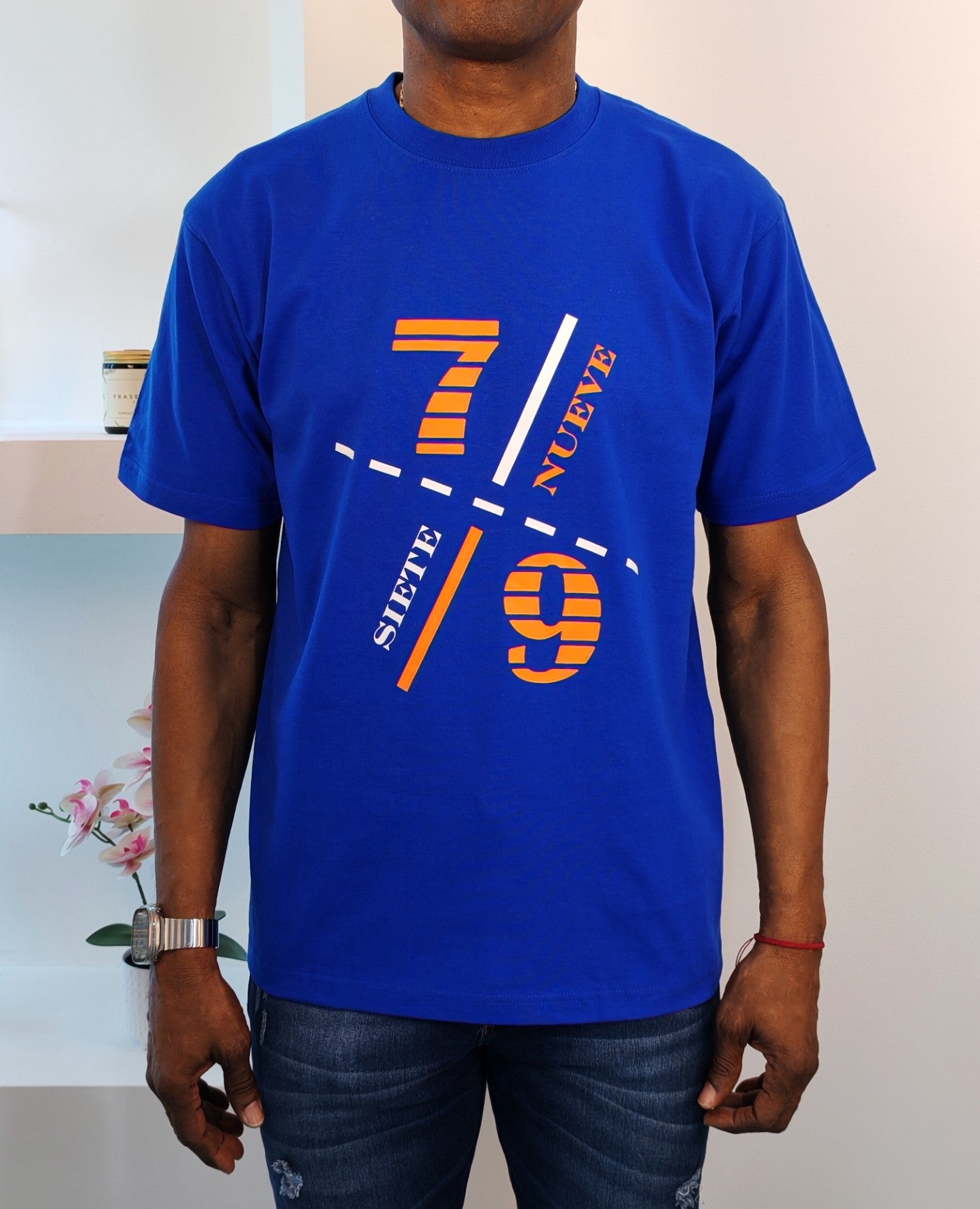 Camiseta 7-9 Azul Royal