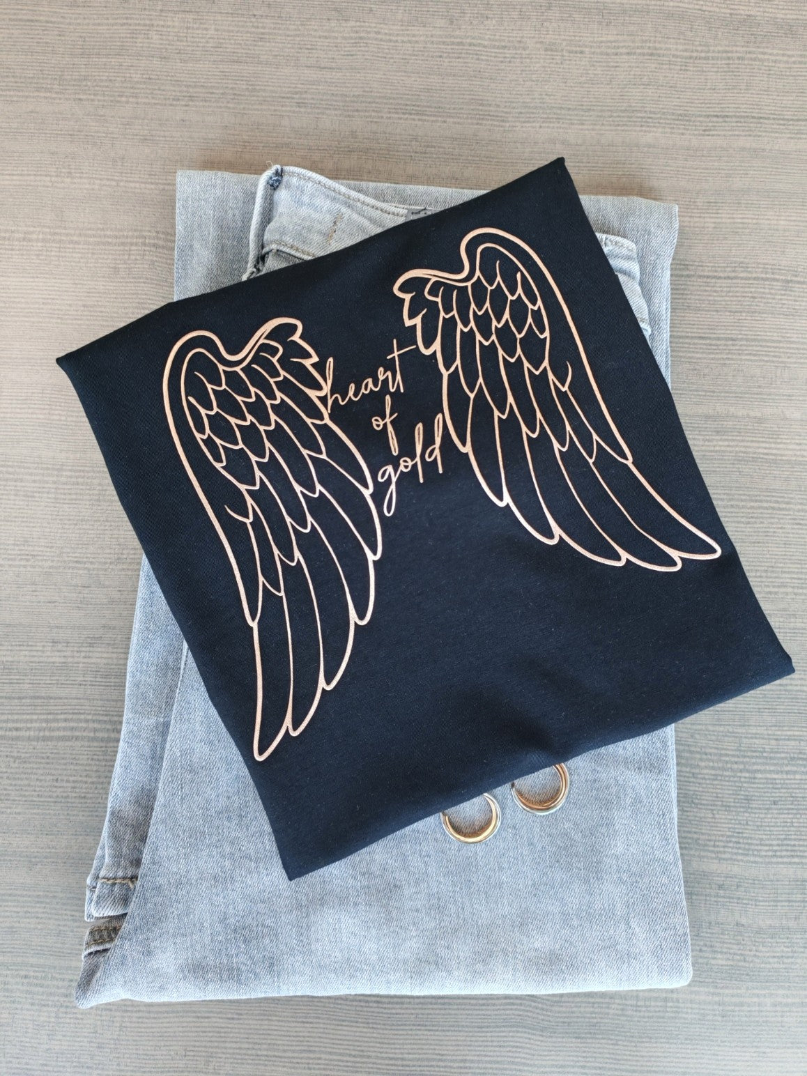 Camiseta "heart of gold" mujer