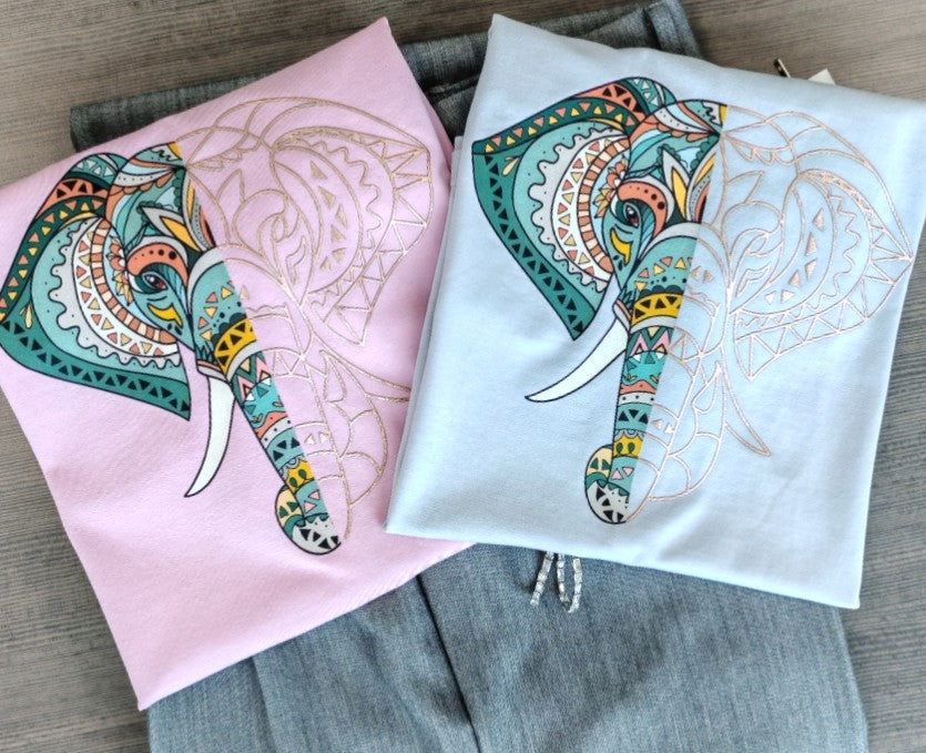 Camiseta elefante mujer