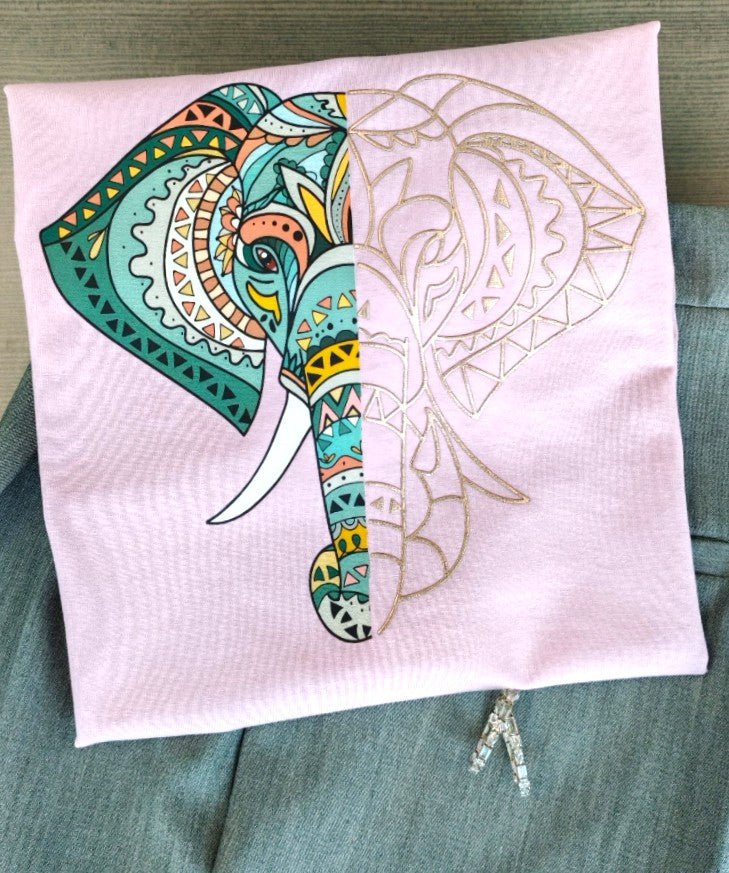 Camiseta elefante mujer