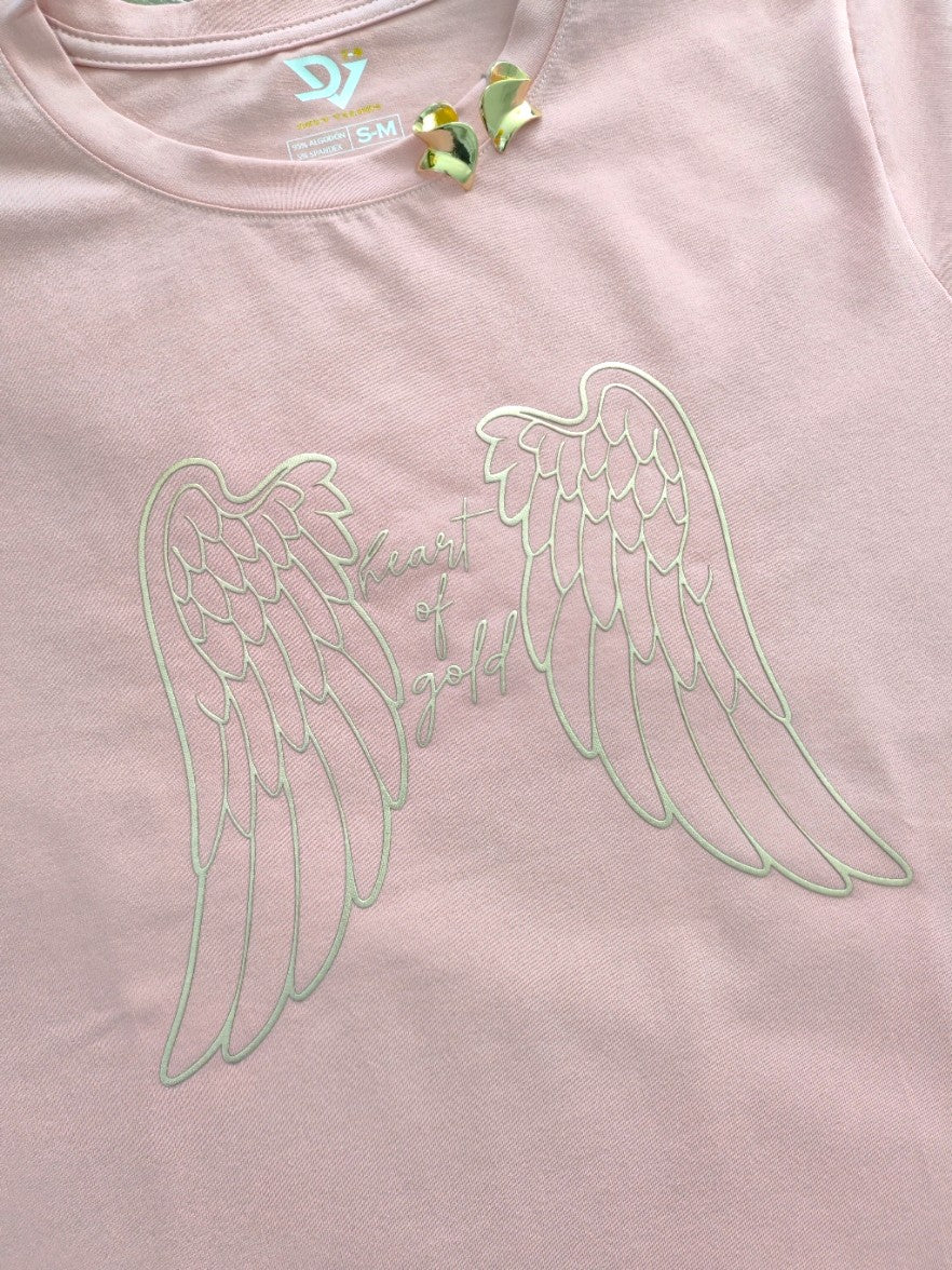 Camiseta "heart of gold" mujer