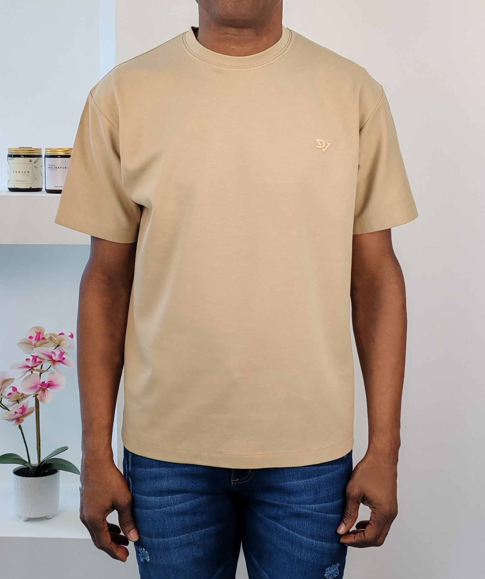 Camiseta Oversize Katar Beige