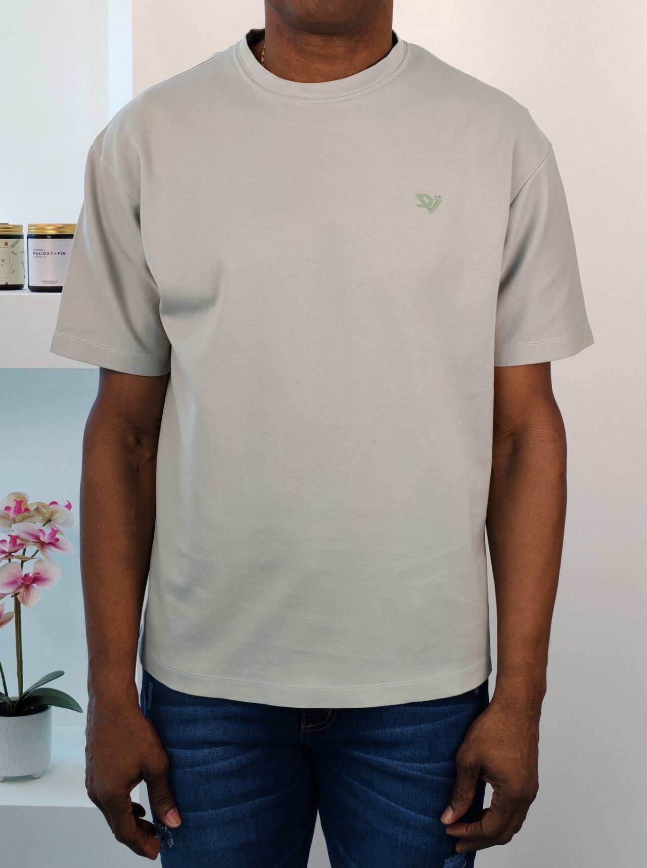 Camiseta Oversize Katar Verde Agua