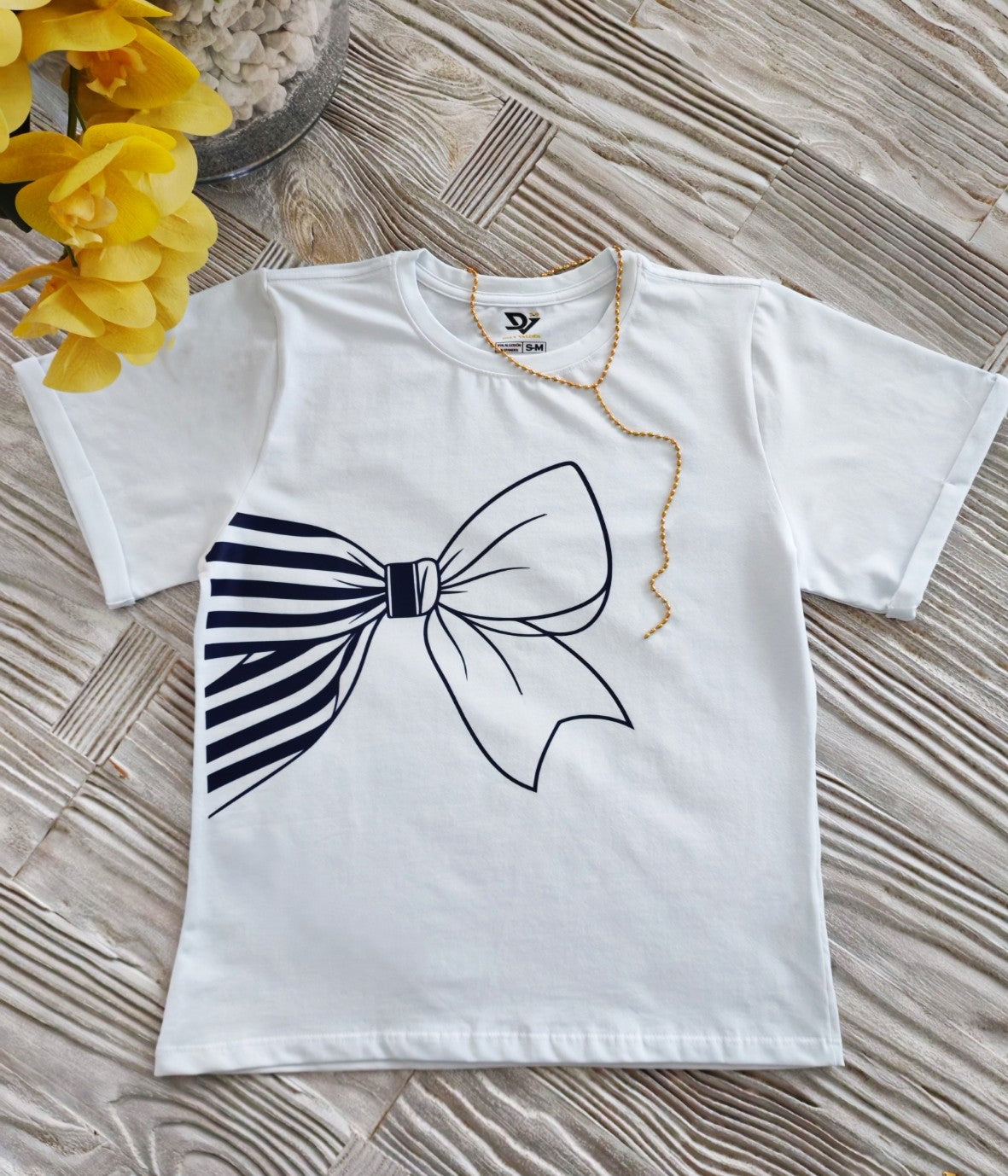 Camiseta Lazo blanca
