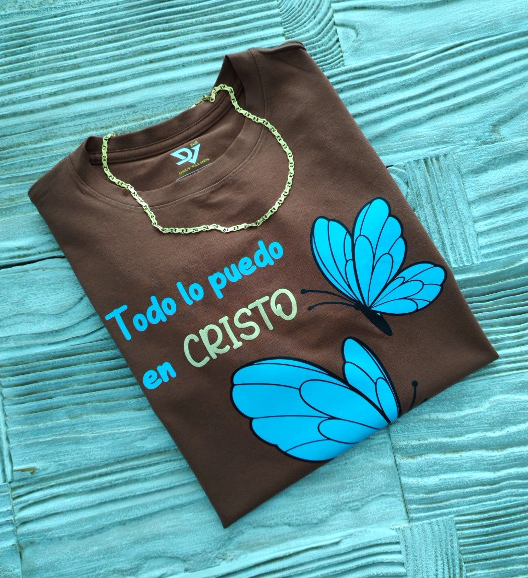Camiseta mariposas Isaías 4:13