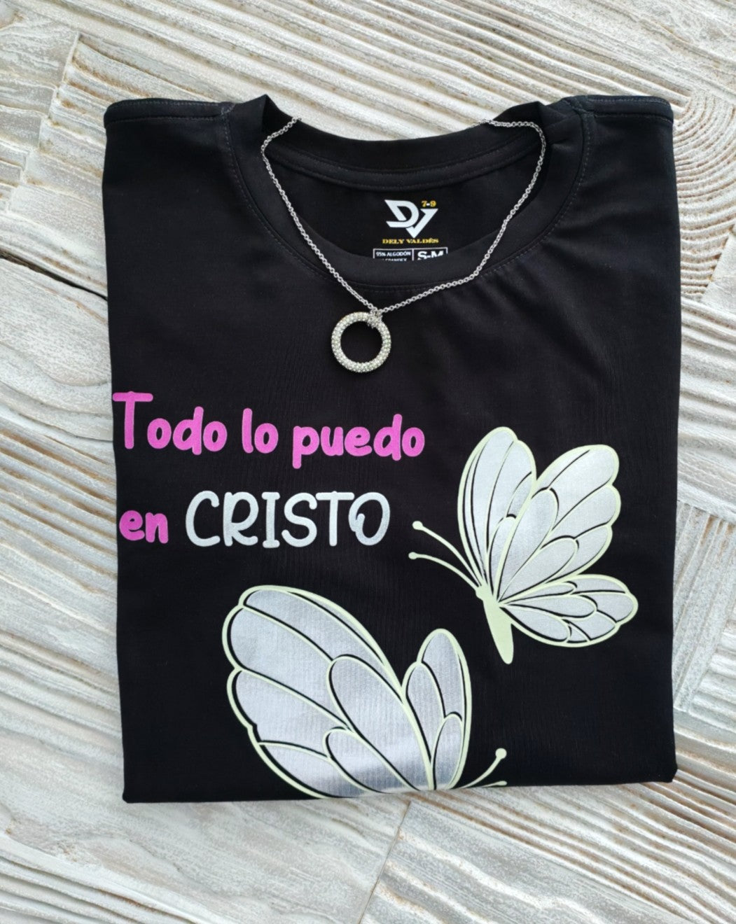 Camiseta mariposas Isaías 4:13