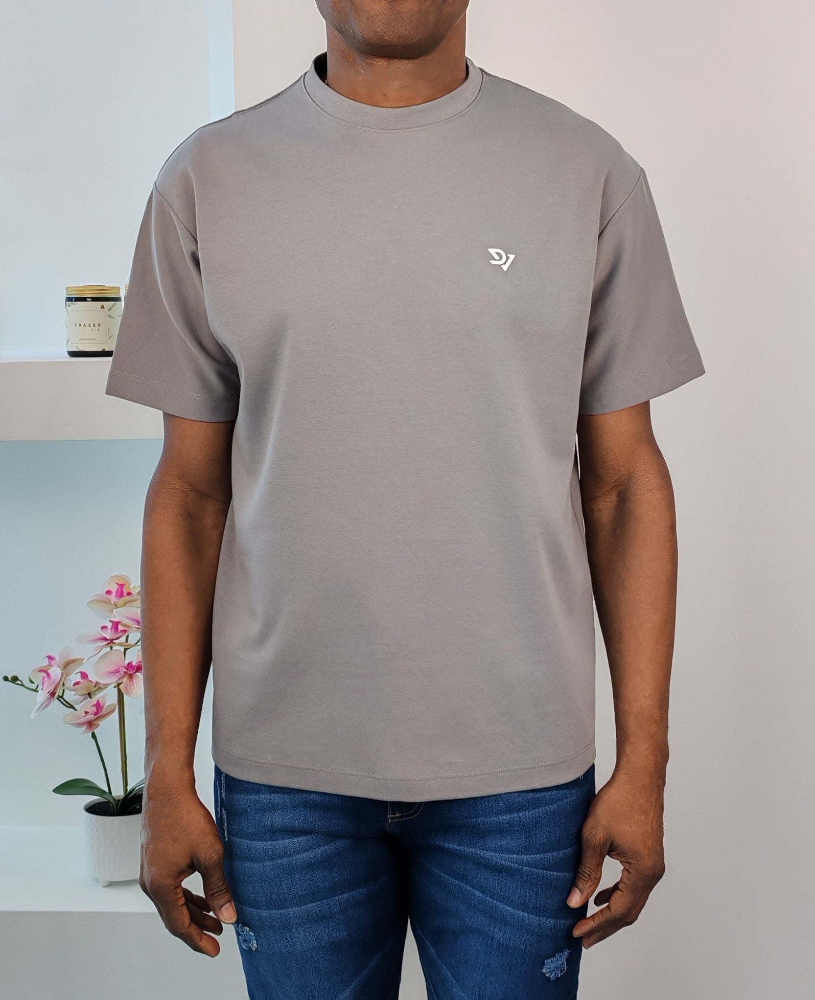 Camiseta Oversize Katar Gris medio