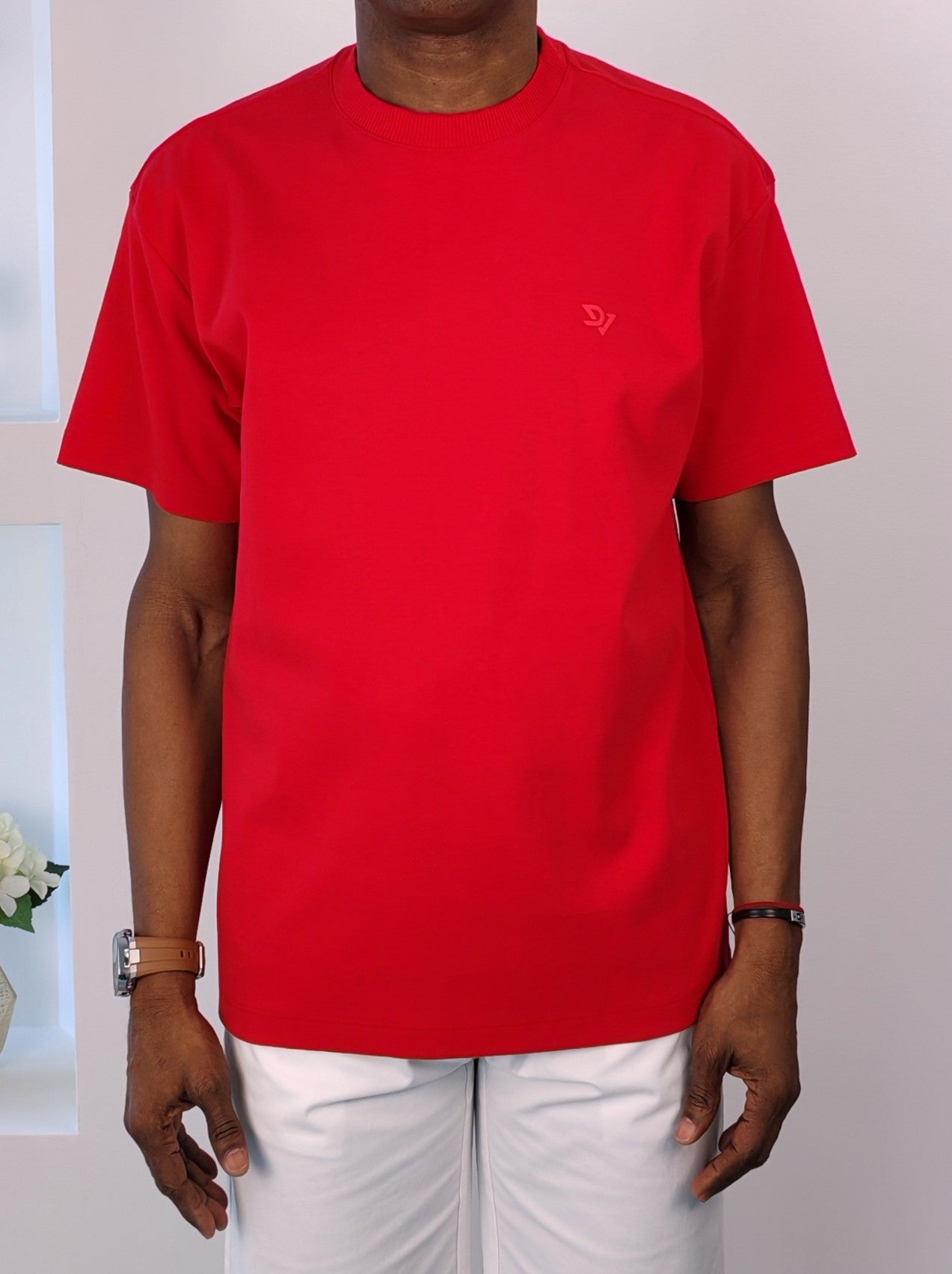 Camiseta Oversize Katar roja