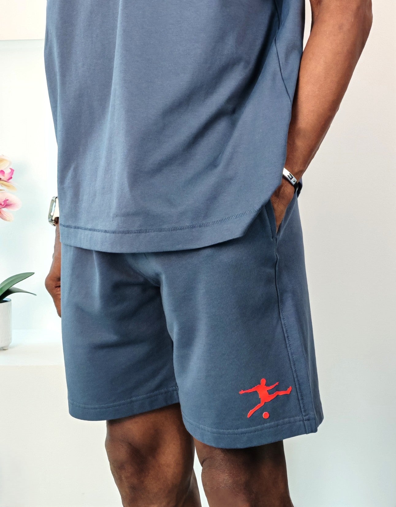 Conjunto deportivo G92 gris azulado