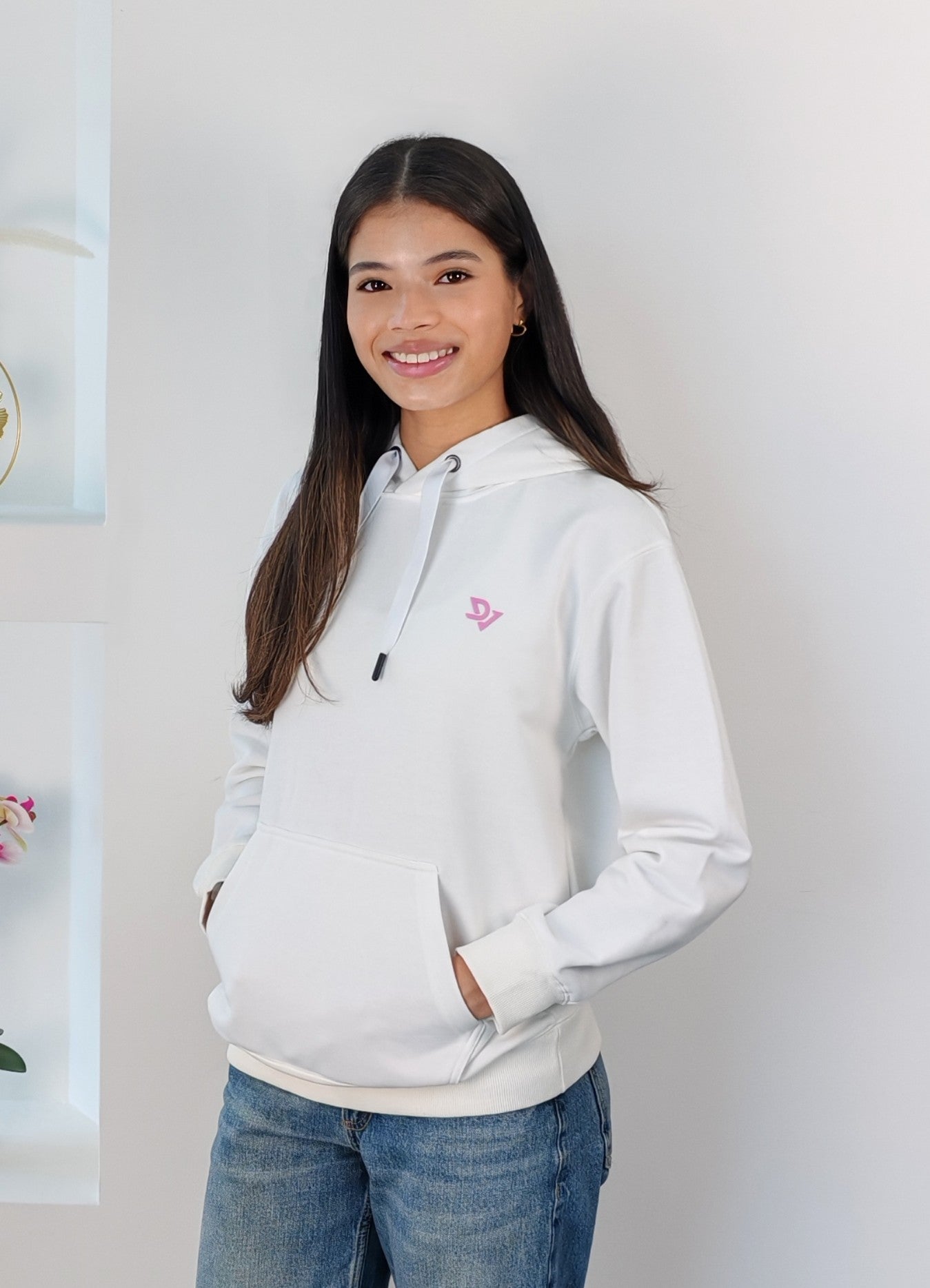 Hoodie M-79 color blanca