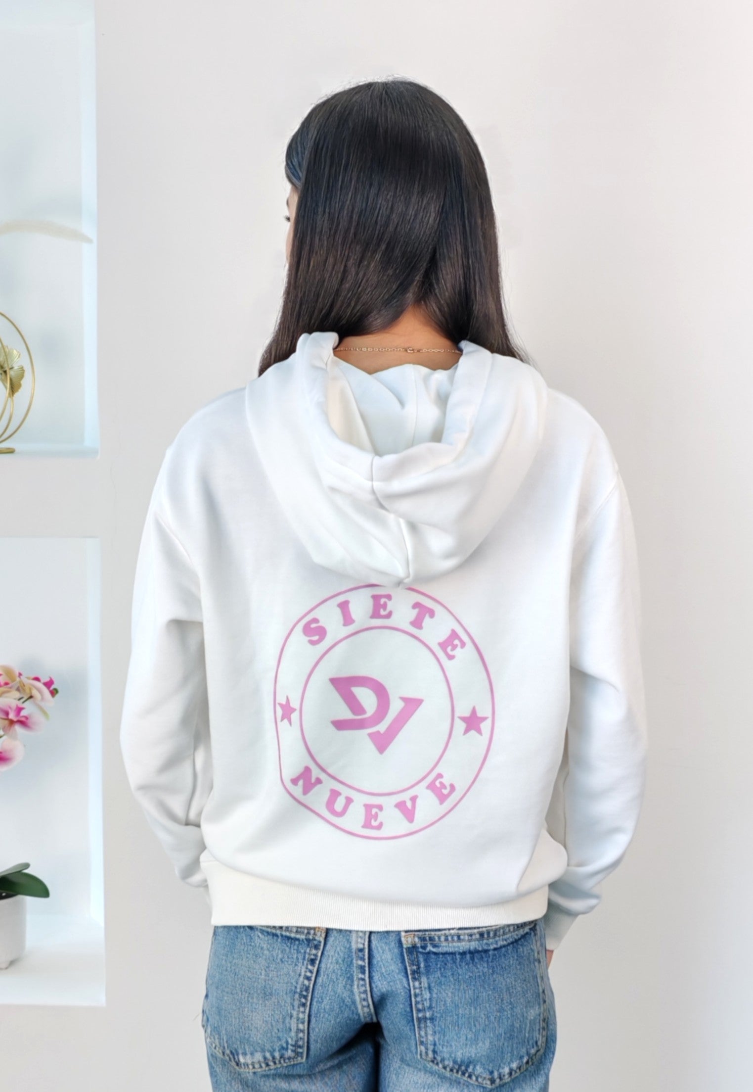 Hoodie M-79 color blanca