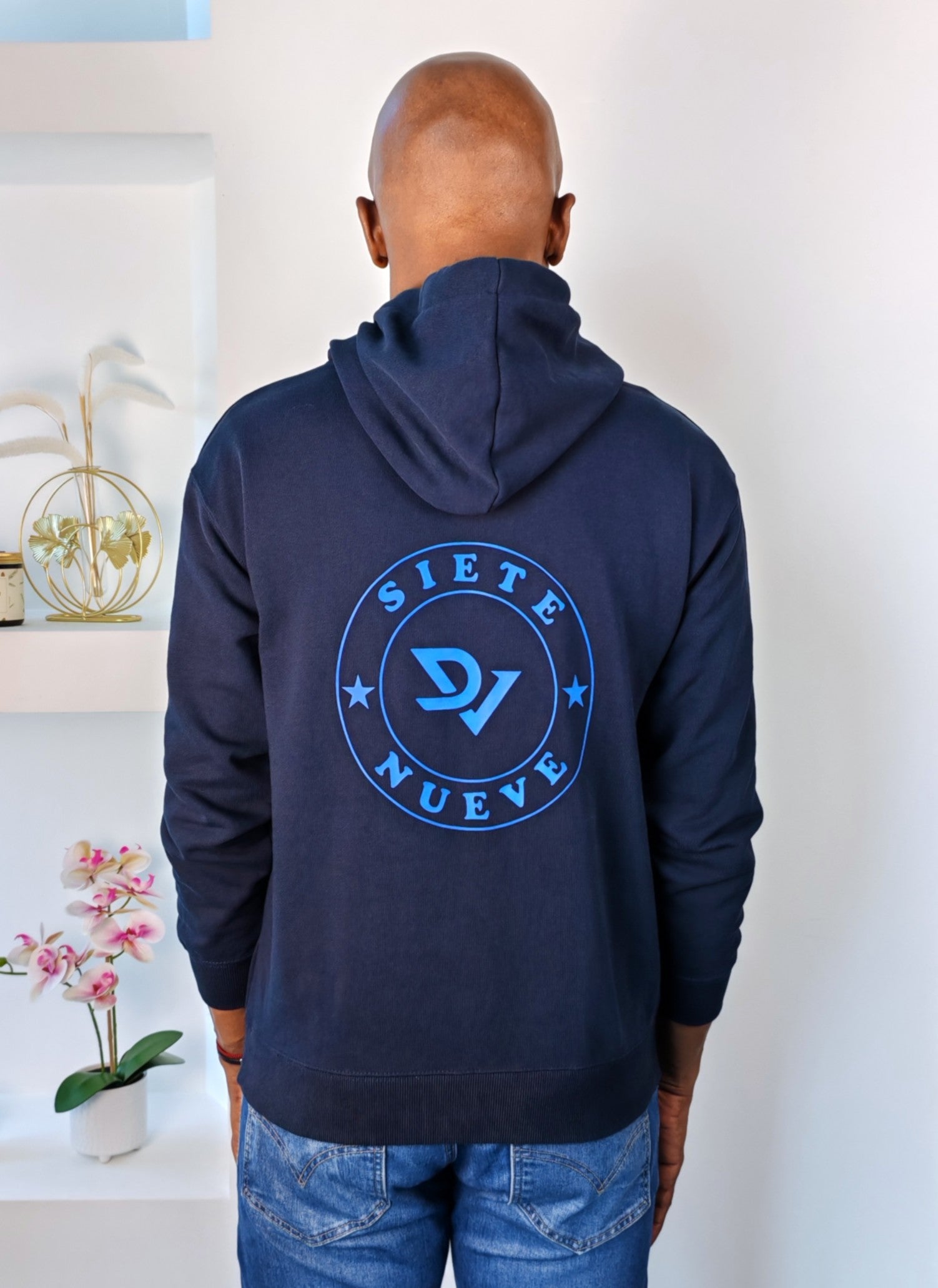 Hoodie M-79 color azul marino