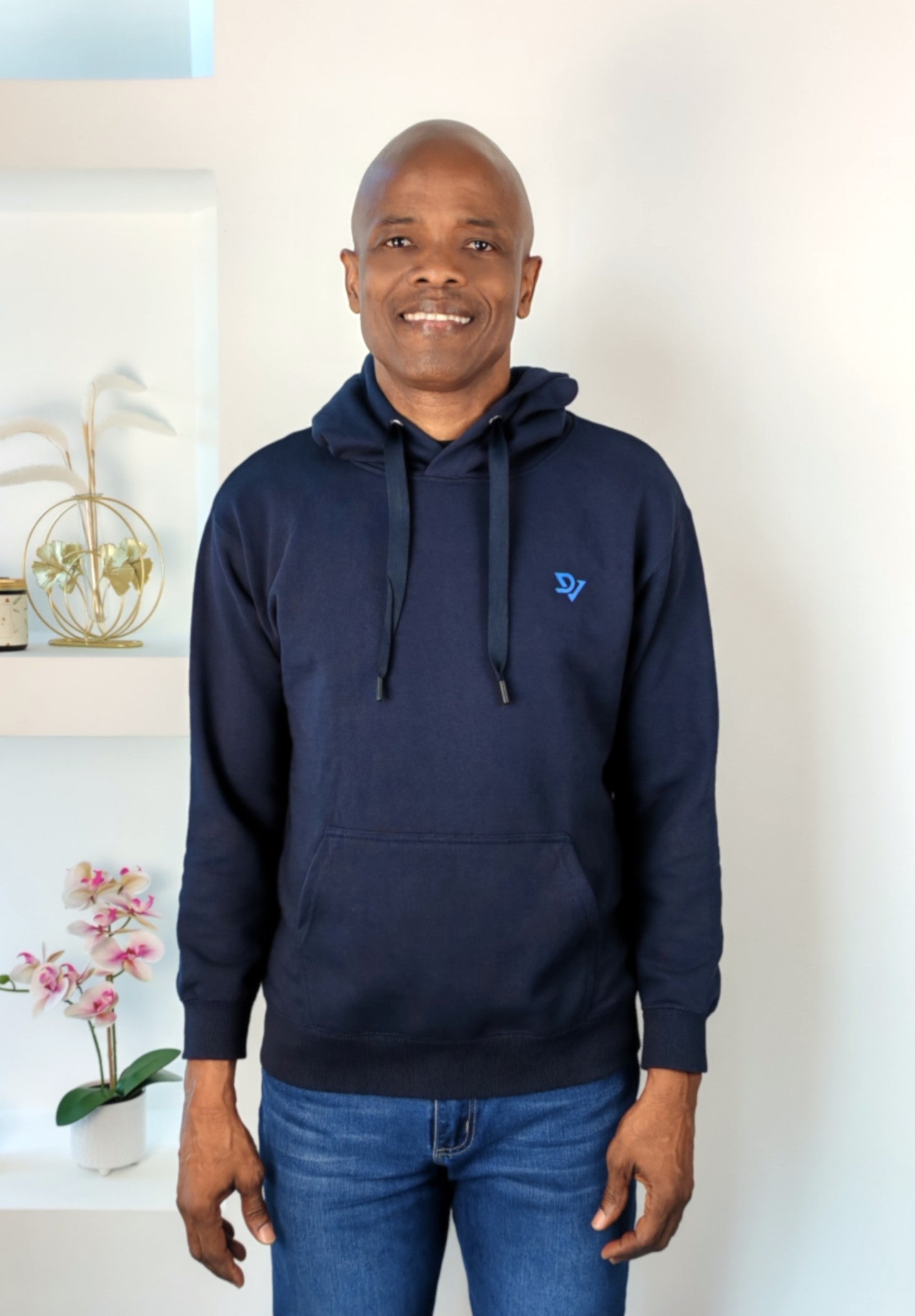 Hoodie M-79 color azul marino