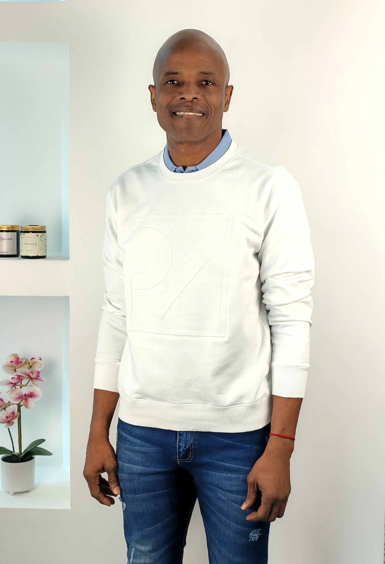 Sudadera Brako blanca